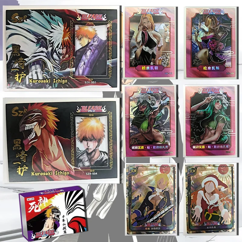 BLEACH Тысяча лет кровавой биты JCR SZR LSP карта Куросаки Ичиго Иноуэ Орихиме мальчик Коллекция игрушек День рождения Рождественский подарок
BLEACH Тысяча лет кровавой биты JCR SZR LSP карта Куросаки Ичиго Иноуэ Орихиме мальчик Коллекция игрушек День рождения Рождественский подарок