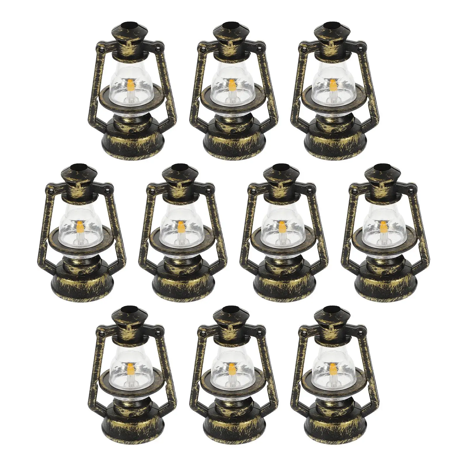 10 Pcs Mini Kerosene Lamp Decor Safe Party Home Office Xmas Halloween Retro Portable Lighting Mini Lantern
10 Pcs Mini Kerosene Lamp Decor Safe Party Home Office Xmas Halloween Retro Portable Lighting Mini Lantern