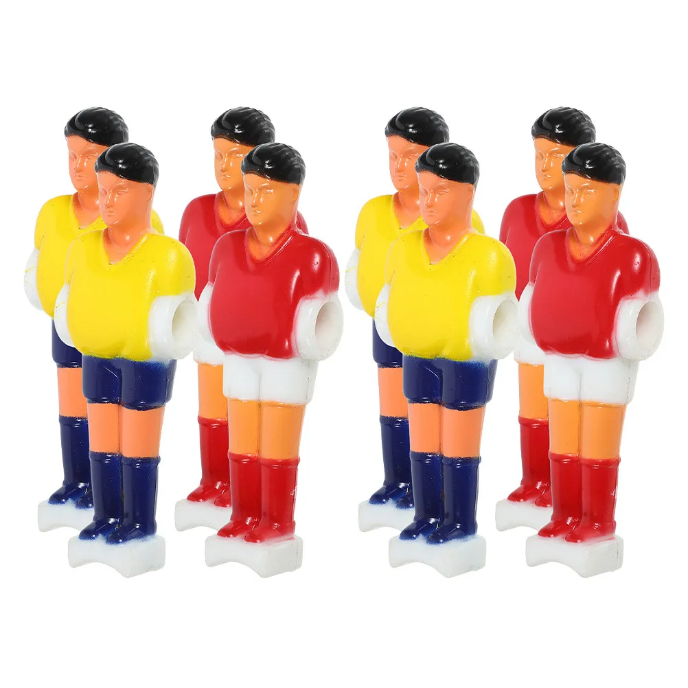 8Pcs Football Machine Soccer Player Statue Color Replacement Parts Foosball Athletes for Table Football Accessories
8Pcs Football Machine Soccer Player Statue Color Replacement Parts Foosball Athletes for Table Football Accessories