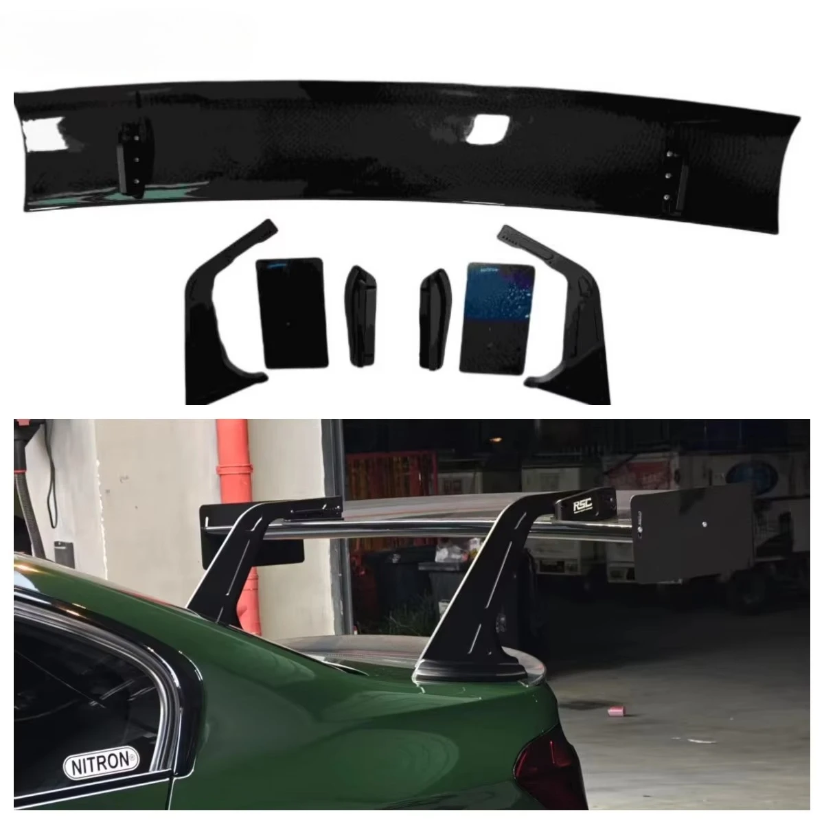 F80 M3/F30 Dry Carbon Fiber Rear Wing Spoiler – Track-Ready Downforce Boost
F80 M3/F30 Dry Carbon Fiber Rear Wing Spoiler – Track-Ready Downforce Boost