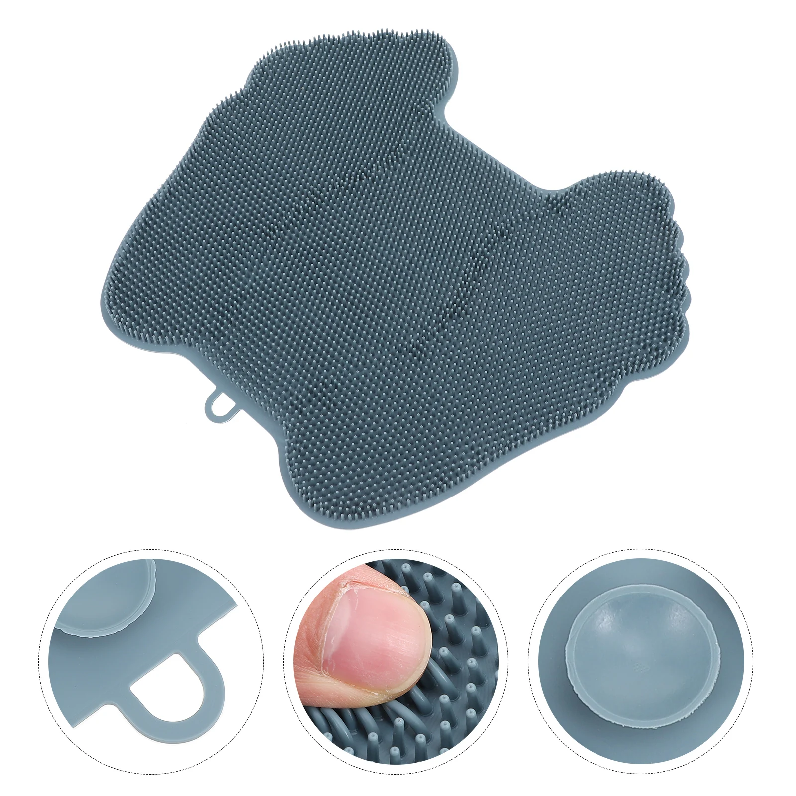 Foot Scrub Mat Massager Pad Rubbing Silicone Bathtub Scrubber Feet Back Cleaning Shower 
Foot Scrub Mat Massager Pad Rubbing Silicone Bathtub Scrubber Feet Back Cleaning Shower