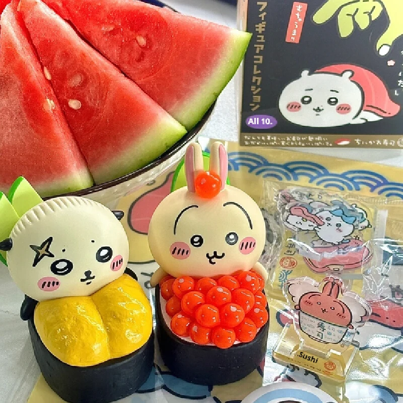 Genuine Chiikawa Sushi Figurine Limited Edition Blind Box Of Pop-Up Store Mystery Box
Genuine Chiikawa Sushi Figurine Limited Edition Blind Box Of Pop-Up Store Mystery Box