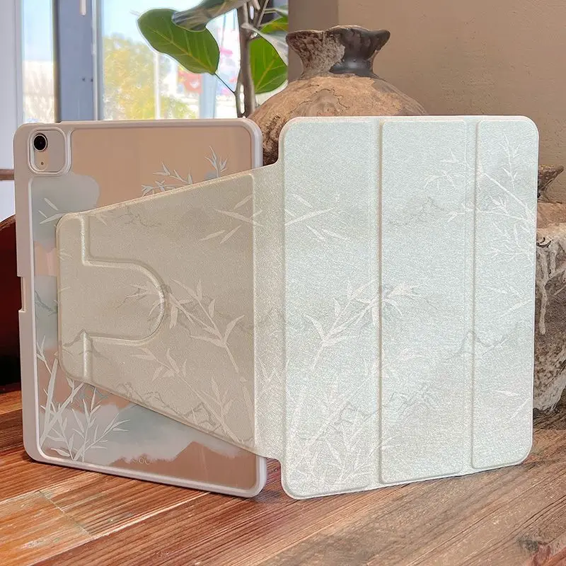 Bamboo Pattern 360 Degree Rotation Smart Cover for IPad Air 6 Case IPad 10th Gen Air 5th 4th 10.9 Pro 11 2024 IPad Air 11" 2025
Bamboo Pattern 360 Degree Rotation Smart Cover for IPad Air 6 Case IPad 10th Gen Air 5th 4th 10.9 Pro 11 2024 IPad Air 11" 2025