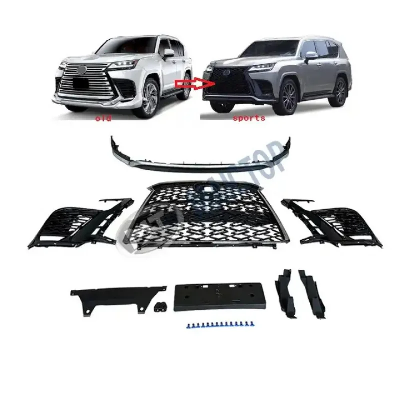 Подходит для Toyota Lexus LX600 Sport Grille Surround Kit 2022-2023 гг.
Подходит для Toyota Lexus LX600 Sport Grille Surround Kit 2022-2023 гг.