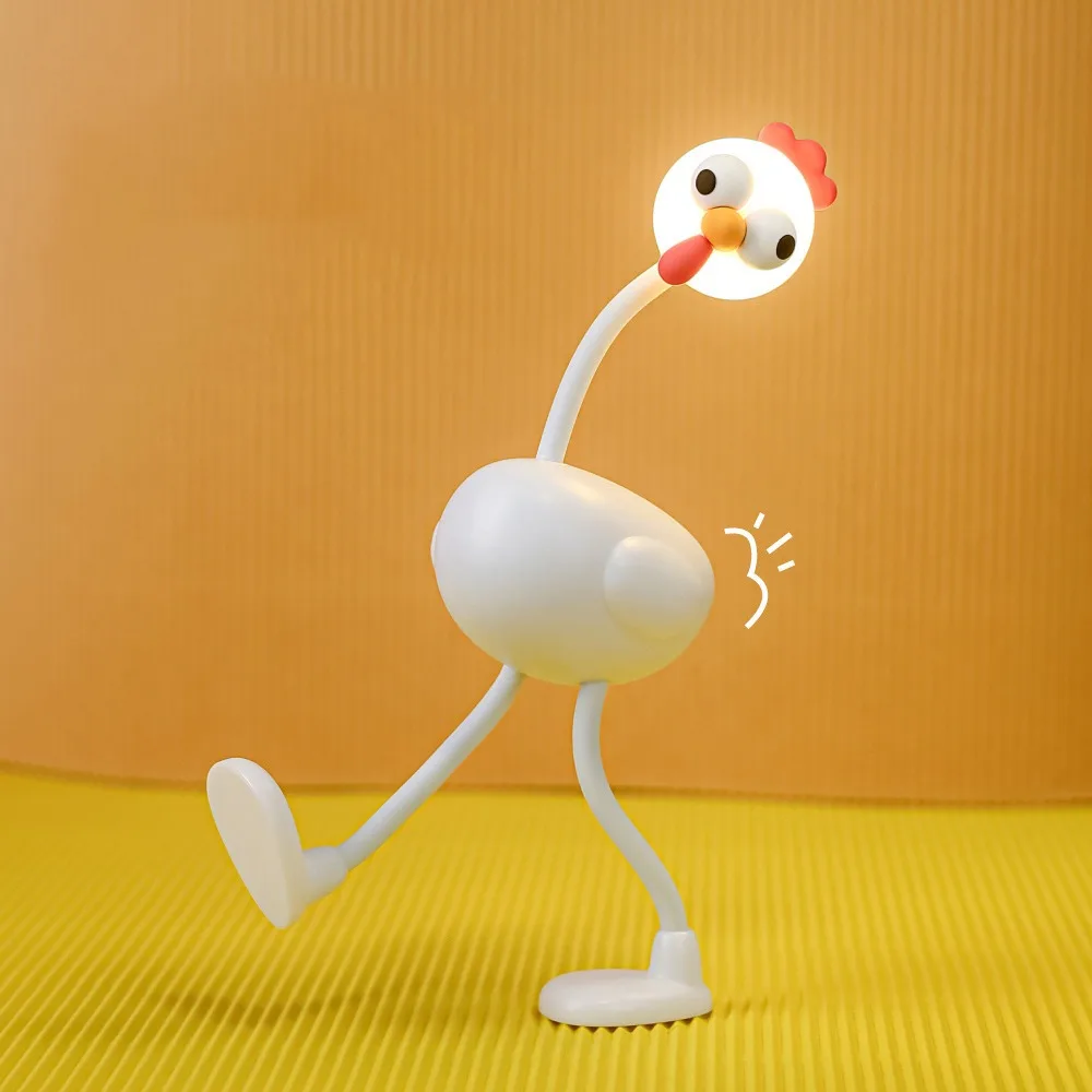 3 Lighting Modes Funny Chicken Night Light Soft Light Rechargeable Bedside Decor Light Multifunctional Cute Cartoon
3 Lighting Modes Funny Chicken Night Light Soft Light Rechargeable Bedside Decor Light Multifunctional Cute Cartoon