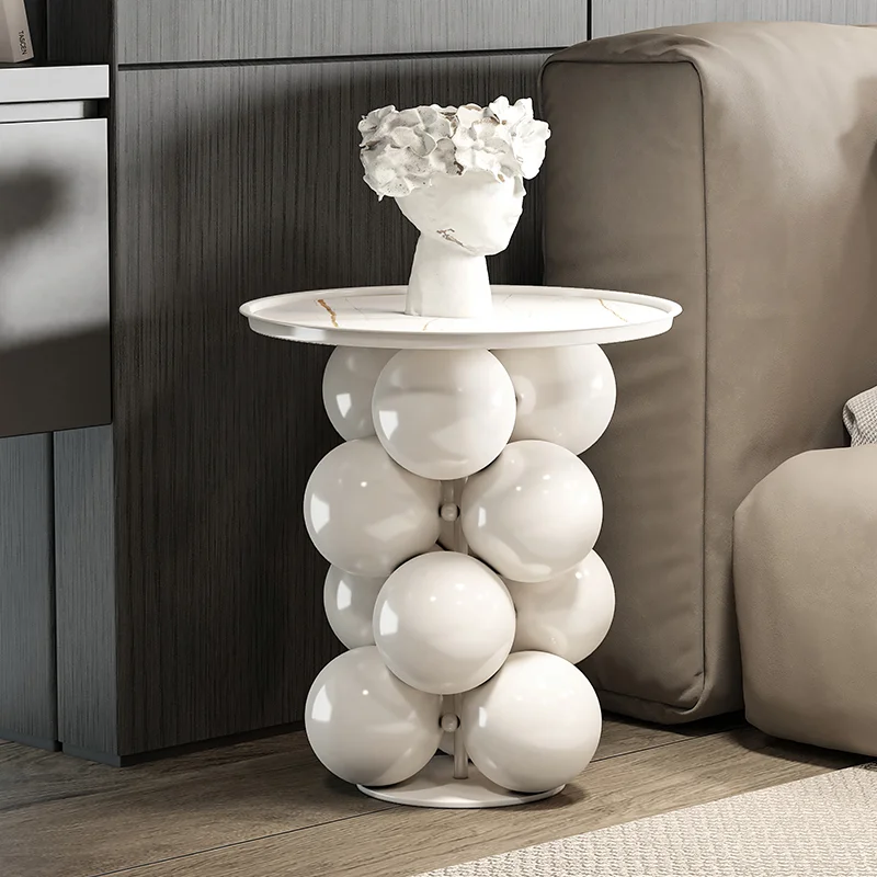 Cream wind sofa side few light luxury high-end rock slab table living room creative stainless steel small coffee table bedside t
Cream wind sofa side few light luxury high-end rock slab table living room creative stainless steel small coffee table bedside t