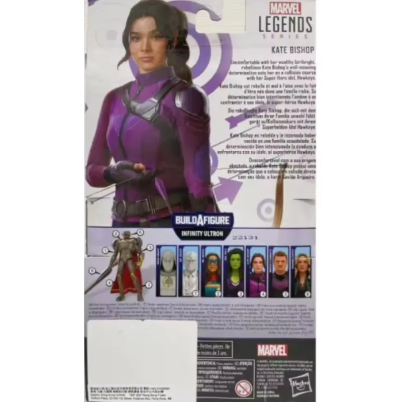 Оригинальные коллекционные фигурки Hasbro Marvel Legends Series Hawkeye KATE BISHOP, аниме-фигурки, модели игрушек
Оригинальные коллекционные фигурки Hasbro Marvel Legends Series Hawkeye KATE BISHOP, аниме-фигурки, модели игрушек