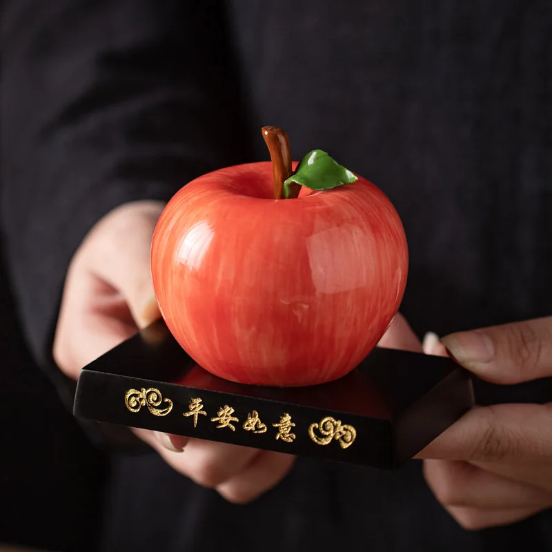 Керамика Имитация яблока Декоративная миниатюрная модель Ping An Ruyi для дома, комнаты, офиса, автомобиля, украшения стола и аксессуары
Керамика Имитация яблока Декоративная миниатюрная модель Ping An Ruyi для дома, комнаты, офиса, автомобиля, украшения стола и аксессуары