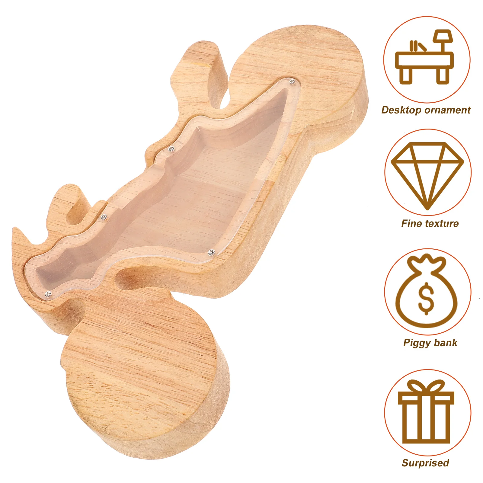 Cartoon Animal Saving Pot Wood Coin Container For Adults Transparent Money Box Gift Decorative Animal Shape Bank Box
Cartoon Animal Saving Pot Wood Coin Container For Adults Transparent Money Box Gift Decorative Animal Shape Bank Box