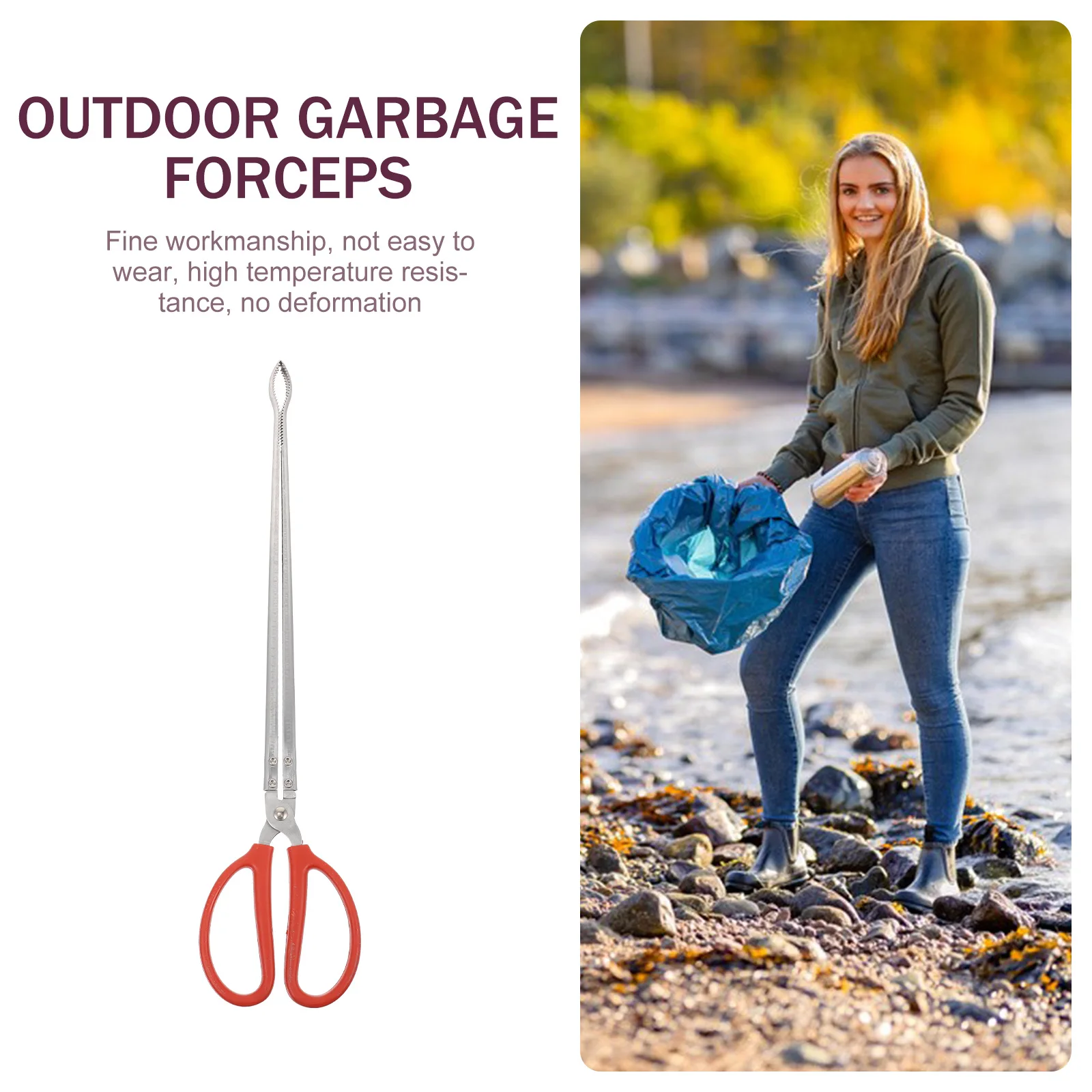 Stainless Steel BBQ Briquette Barbecue Fire Tongs Clamp Garbage Grabber Outdoor Camping Kitchen Tools Home Supplies
Stainless Steel BBQ Briquette Barbecue Fire Tongs Clamp Garbage Grabber Outdoor Camping Kitchen Tools Home Supplies