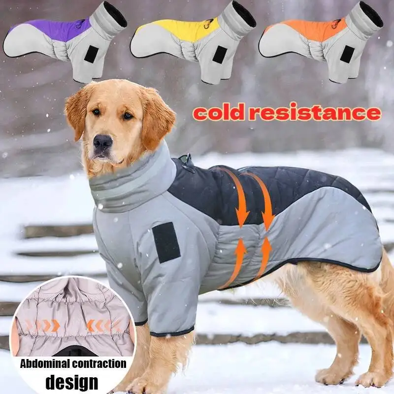 New Autumn Reflective Warm Dog Clothes Down With Thickening Waterproof Winter Cotton Jacket For Pet Dogs
New Autumn Reflective Warm Dog Clothes Down With Thickening Waterproof Winter Cotton Jacket For Pet Dogs
