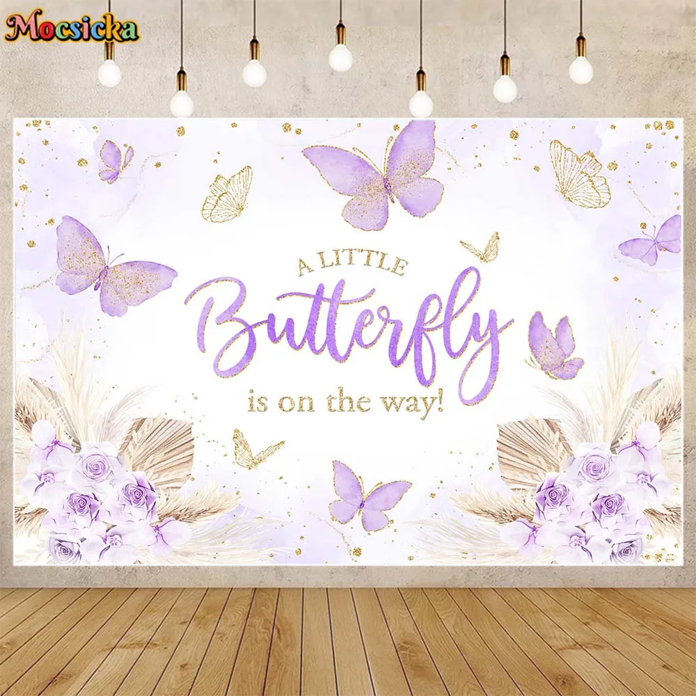 Mocsicka Newborn Baby Shower Backdrop Boho Girl Welcome Party Decoration A Little Butterfly is on the Way Photo Background Props
Mocsicka Newborn Baby Shower Backdrop Boho Girl Welcome Party Decoration A Little Butterfly is on the Way Photo Background Props