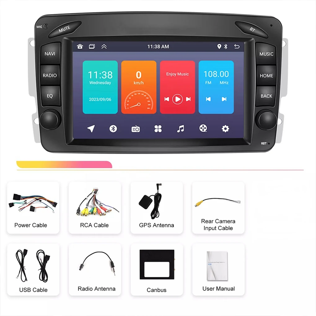 Black Bluetooth Connectivity On Android Radio For Safe Driving JPEG MP4 MP3 Adressbuch
Black Bluetooth Connectivity On Android Radio For Safe Driving JPEG MP4 MP3 Adressbuch