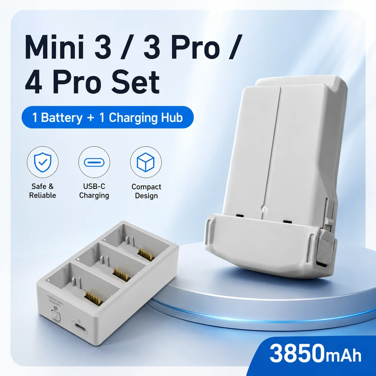 3850mAh Battery Plus for DJI Mini 4 Pro Mini 3 Pro Mini 3 Drone Vlogging Outdoor Travel
3850mAh Battery Plus for DJI Mini 4 Pro Mini 3 Pro Mini 3 Drone Vlogging Outdoor Travel