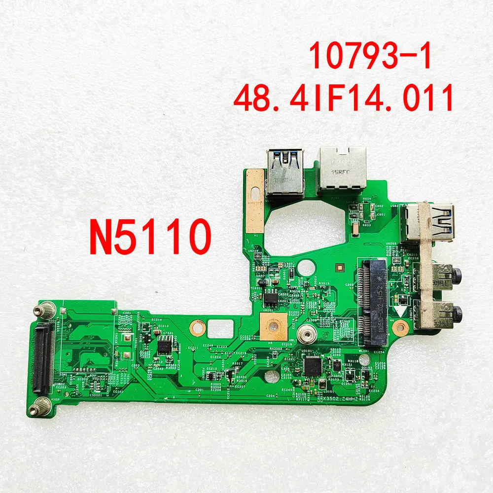 48.4IF14.011 For DELL Inspiron N5110 laptop Audio USB LAN board IO board DQ15 NEC IO Board 48.4IE14.011 10793-1
48.4IF14.011 For DELL Inspiron N5110 laptop Audio USB LAN board IO board DQ15 NEC IO Board 48.4IE14.011 10793-1