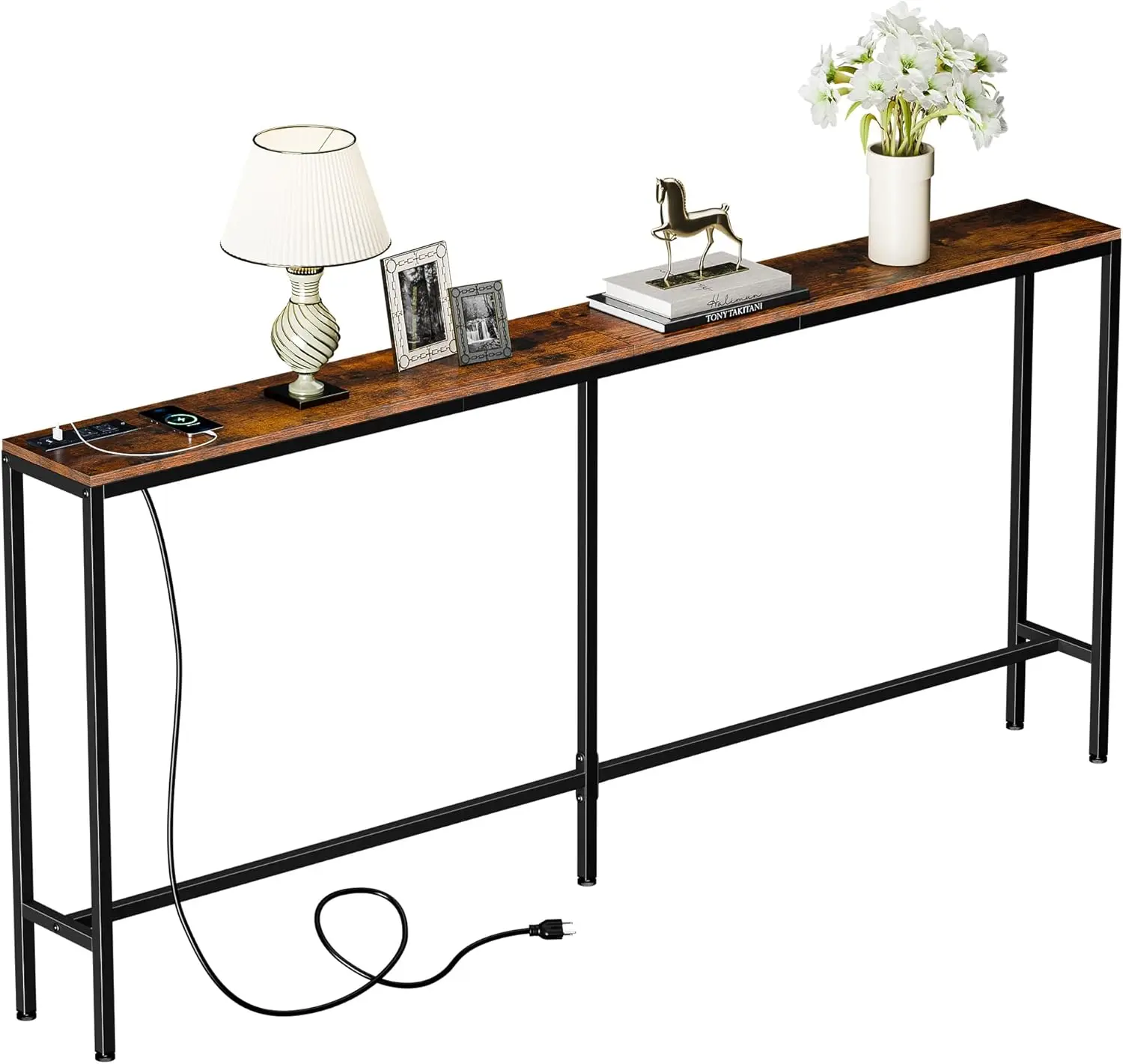 70.8"" Console Table With Power Outlet, Wood Narrow Sofa Platform With Charging Station, Entryway Hallway Behind Couch Table
70.8"" Console Table With Power Outlet, Wood Narrow Sofa Platform With Charging Station, Entryway Hallway Behind Couch Table