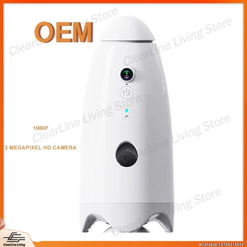 Smart Automatic Pet Feeder with HD Camera WiFi App Control Scheduled Timer Dispenser for Cats Dogs Office Desk Home Use Smart
Smart Automatic Pet Feeder with HD Camera WiFi App Control Scheduled Timer Dispenser for Cats Dogs Office Desk Home Use Smart