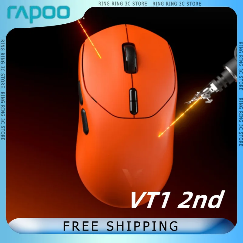 Rapoo VT1 2-я двойная беспроводная игровая мышь 8K, срок службы батареи 500 часов, проводная мышь, легкие геймерские мыши, оригинальные мыши на заказ
Rapoo VT1 2-я двойная беспроводная игровая мышь 8K, срок службы батареи 500 часов, проводная мышь, легкие геймерские мыши, оригинальные мыши на заказ