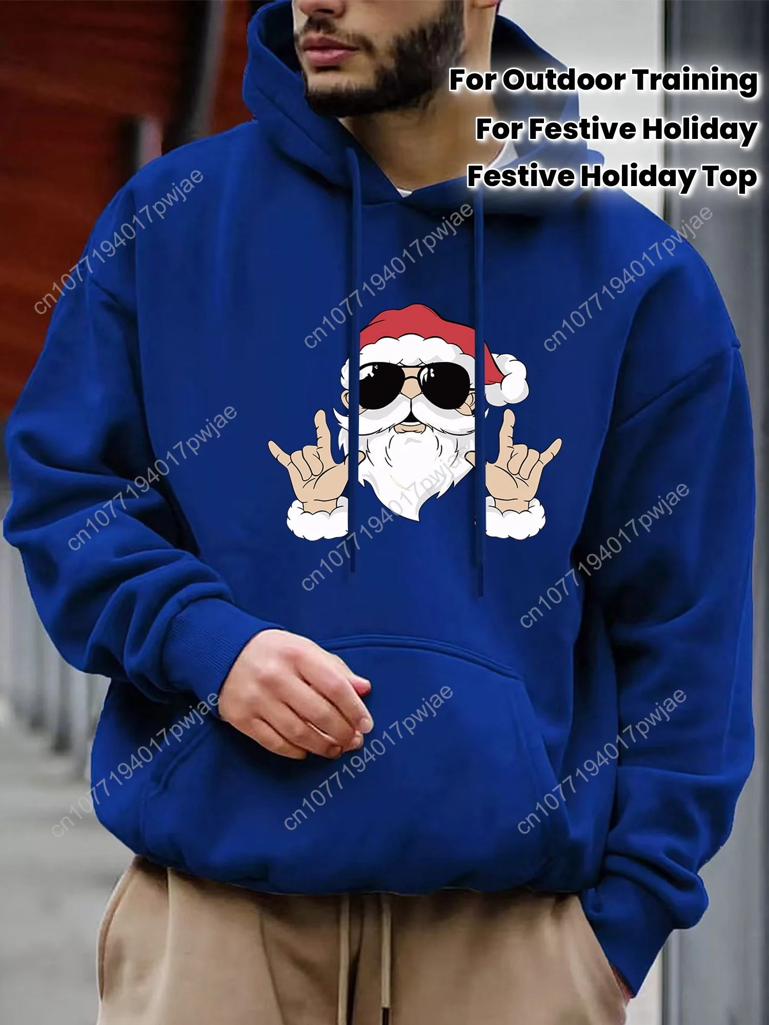 Men's Christmas Santa Hoodie, Casual Sports Pullover, Warm Knitted Sweatshirt with Pocket, Polyester, Long Sleeve, H Fit, Outdoo
Men's Christmas Santa Hoodie, Casual Sports Pullover, Warm Knitted Sweatshirt with Pocket, Polyester, Long Sleeve, H Fit, Outdoo