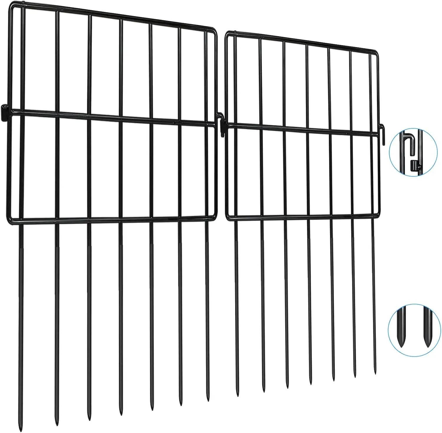 22 Pack No Dig Garden Fence Panels, 1.5" Gap Metal Barrier for Dogs Rabbits Outdoor Patio Landscape
22 Pack No Dig Garden Fence Panels, 1.5" Gap Metal Barrier for Dogs Rabbits Outdoor Patio Landscape