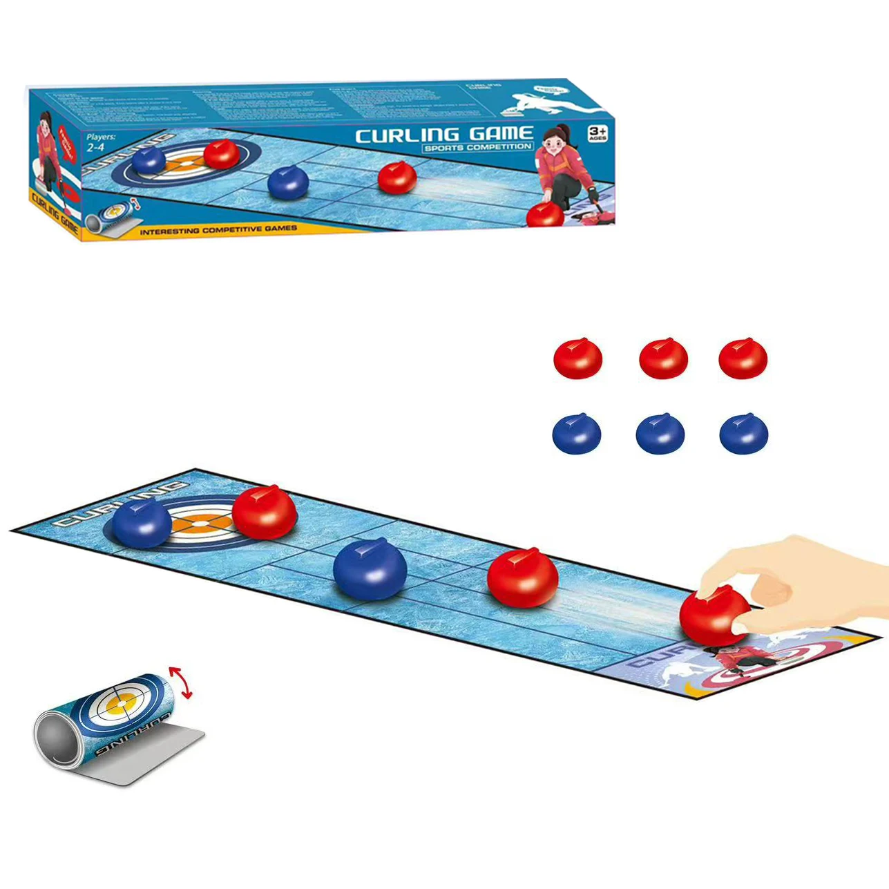 2-4 Players Curling Board Game for Kids And Family Fun Games Set Indoor Outdoor Sports Game for Children
2-4 Players Curling Board Game for Kids And Family Fun Games Set Indoor Outdoor Sports Game for Children