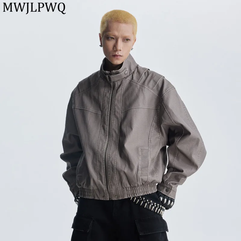 MWJLPWQ Dark Three-Dimensional Cut Deconstructed Leather Jacket Men's Street Patchwork Stand Collar Belt Buckle Zipper Top 11622
MWJLPWQ Dark Three-Dimensional Cut Deconstructed Leather Jacket Men's Street Patchwork Stand Collar Belt Buckle Zipper Top 11622