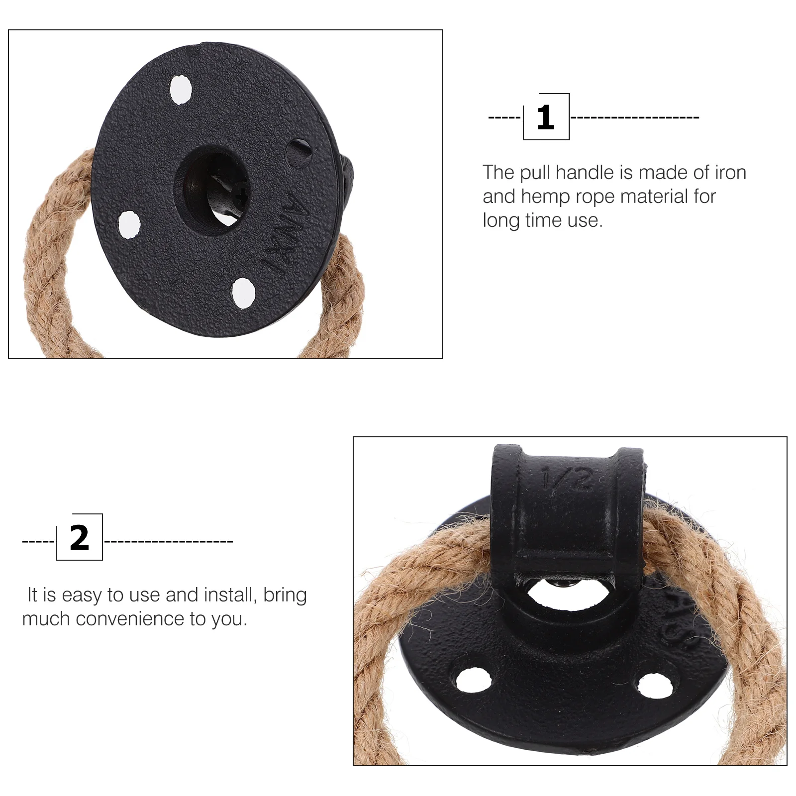 1Pcs Rustic Rope Drawer Handle Heavy Duty Iron Frame Easy Install Cabinet Pull for Cupboard Wardrobe Furniture Upgrade
1Pcs Rustic Rope Drawer Handle Heavy Duty Iron Frame Easy Install Cabinet Pull for Cupboard Wardrobe Furniture Upgrade