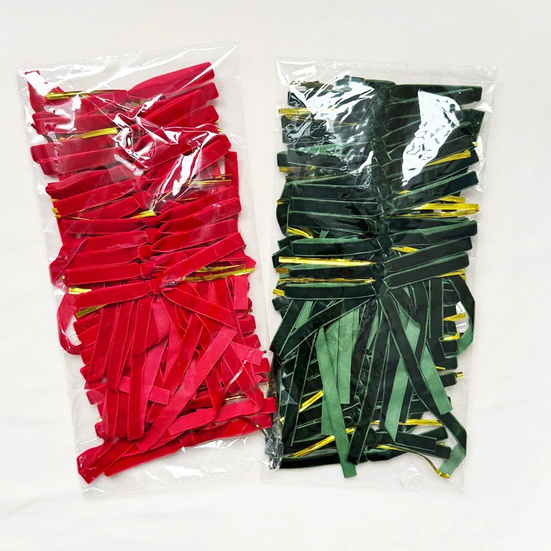 24pcs Christmas Bows Red Velvet Ribbon Bow Xmas Tree Ornaments New Year Home Decor Garland Pendant Bowknot Party Favors Supply
24pcs Christmas Bows Red Velvet Ribbon Bow Xmas Tree Ornaments New Year Home Decor Garland Pendant Bowknot Party Favors Supply