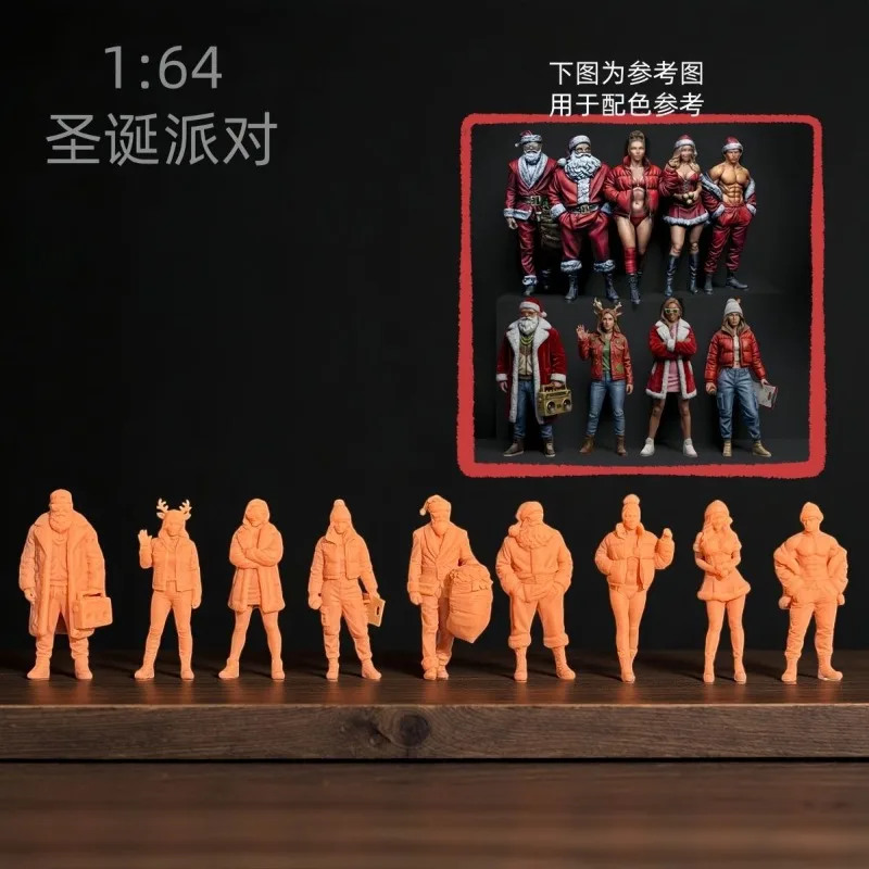 1:64 scale miniature figurines - christmas party theme - unpainted model car & scene set - new limited edition
1:64 scale miniature figurines - christmas party theme - unpainted model car & scene set - new limited edition
