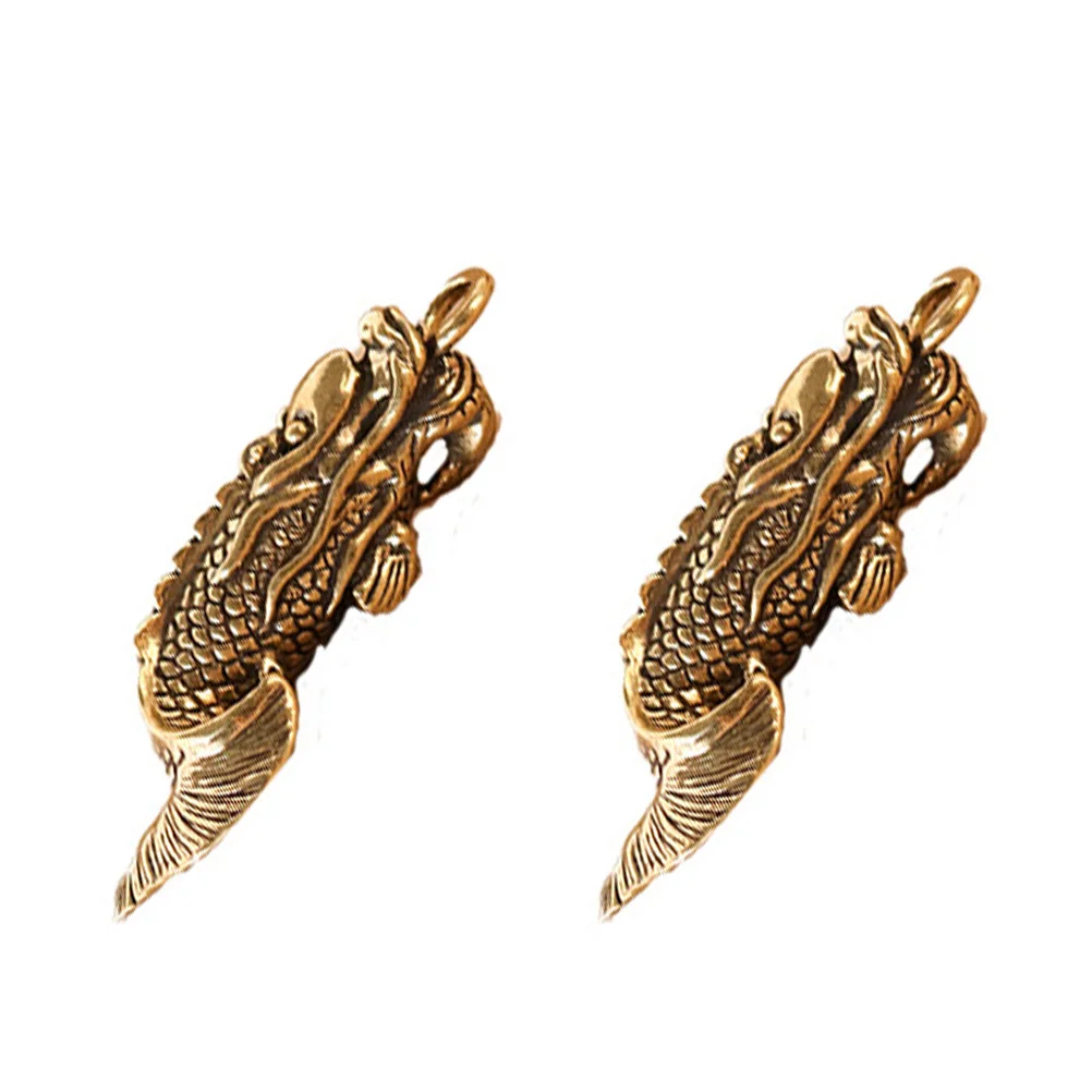2Pcs Brass Carp Figurine Desktop Decoration Vintage Shaped nament High Grade Jumping Sculpture Office Bedroom Adornment
2Pcs Brass Carp Figurine Desktop Decoration Vintage Shaped nament High Grade Jumping Sculpture Office Bedroom Adornment