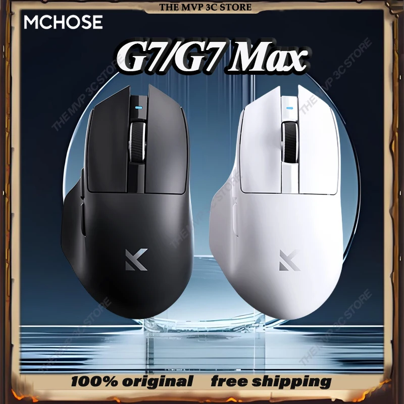 MCHOSE G7 Max Беспроводная трехрежимная игровая мышь по индивидуальному заказу PAW3311 PAW3395 800 мАч 59 г Легкий правый ноутбук Подарочный ПК
MCHOSE G7 Max Беспроводная трехрежимная игровая мышь по индивидуальному заказу PAW3311 PAW3395 800 мАч 59 г Легкий правый ноутбук Подарочный ПК