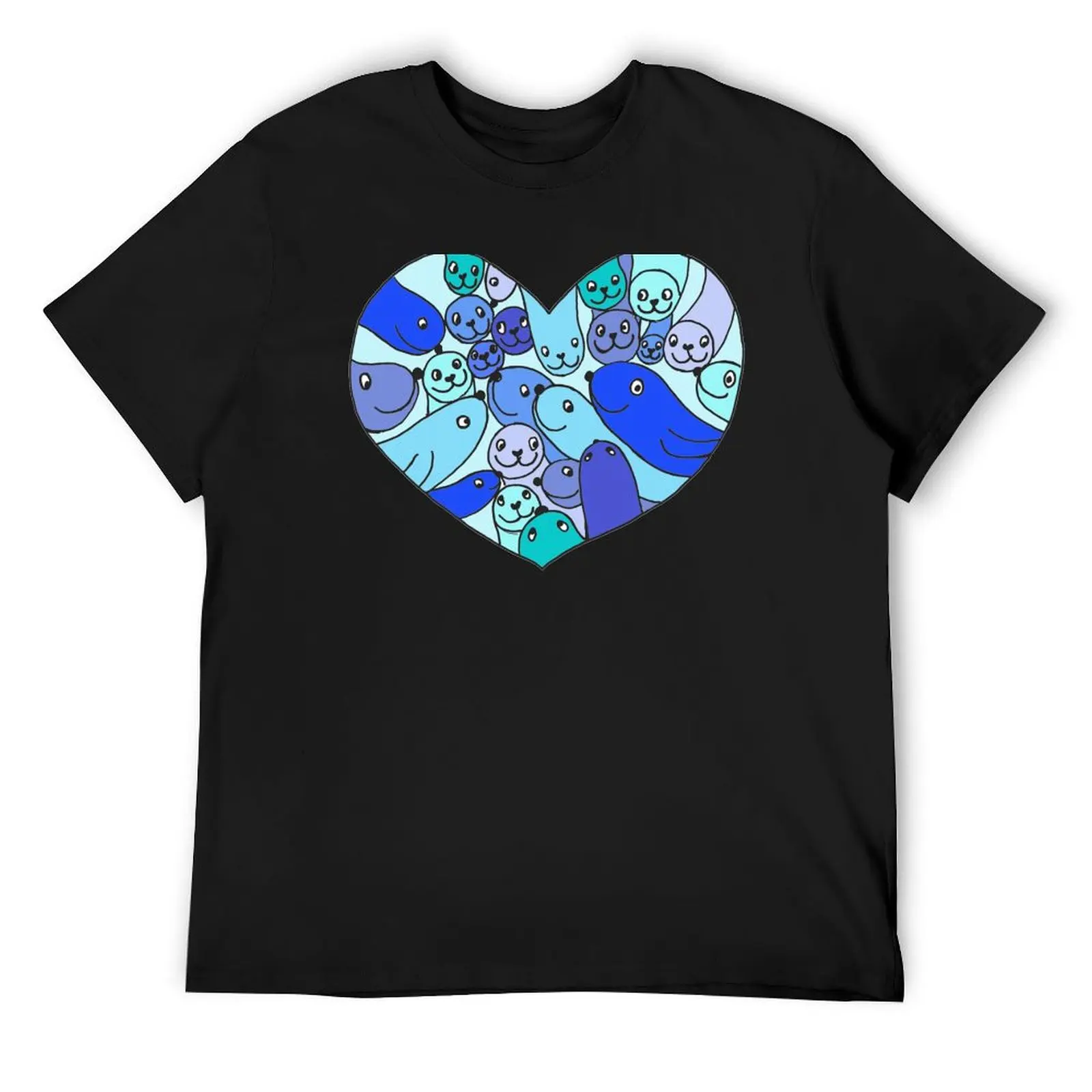 Seal Love - Blue T-Shirt oversized anime clothes plus size tops oversized t shirt luxury clothes men
Seal Love - Blue T-Shirt oversized anime clothes plus size tops oversized t shirt luxury clothes men