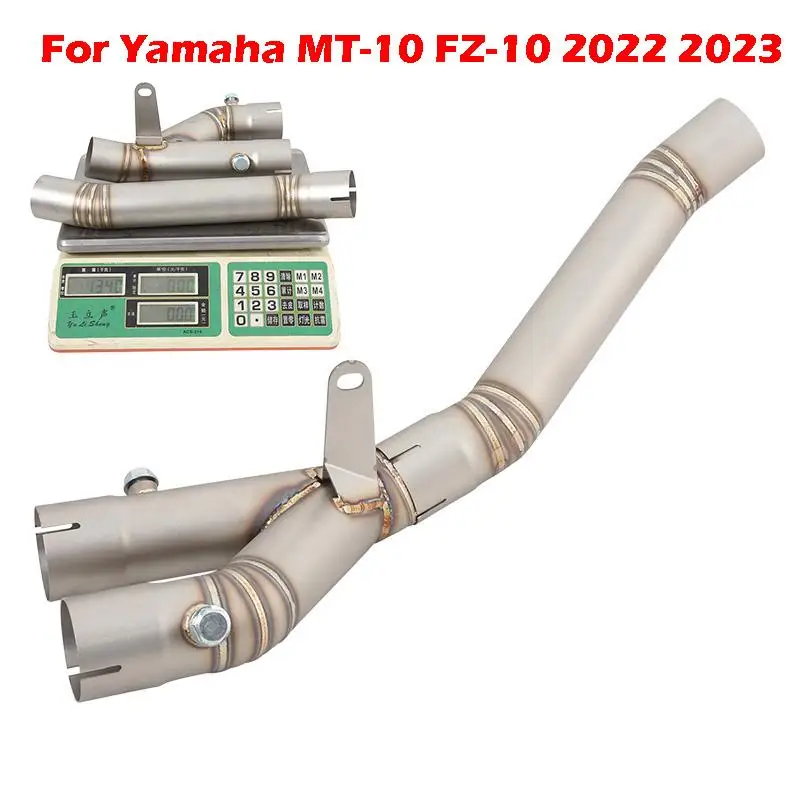 For Yamaha MT-10 FZ-10 2022 2023 Motorcycle Exhaust Mid Link Pipe Slip On Stainless Steel Connect Tube
For Yamaha MT-10 FZ-10 2022 2023 Motorcycle Exhaust Mid Link Pipe Slip On Stainless Steel Connect Tube