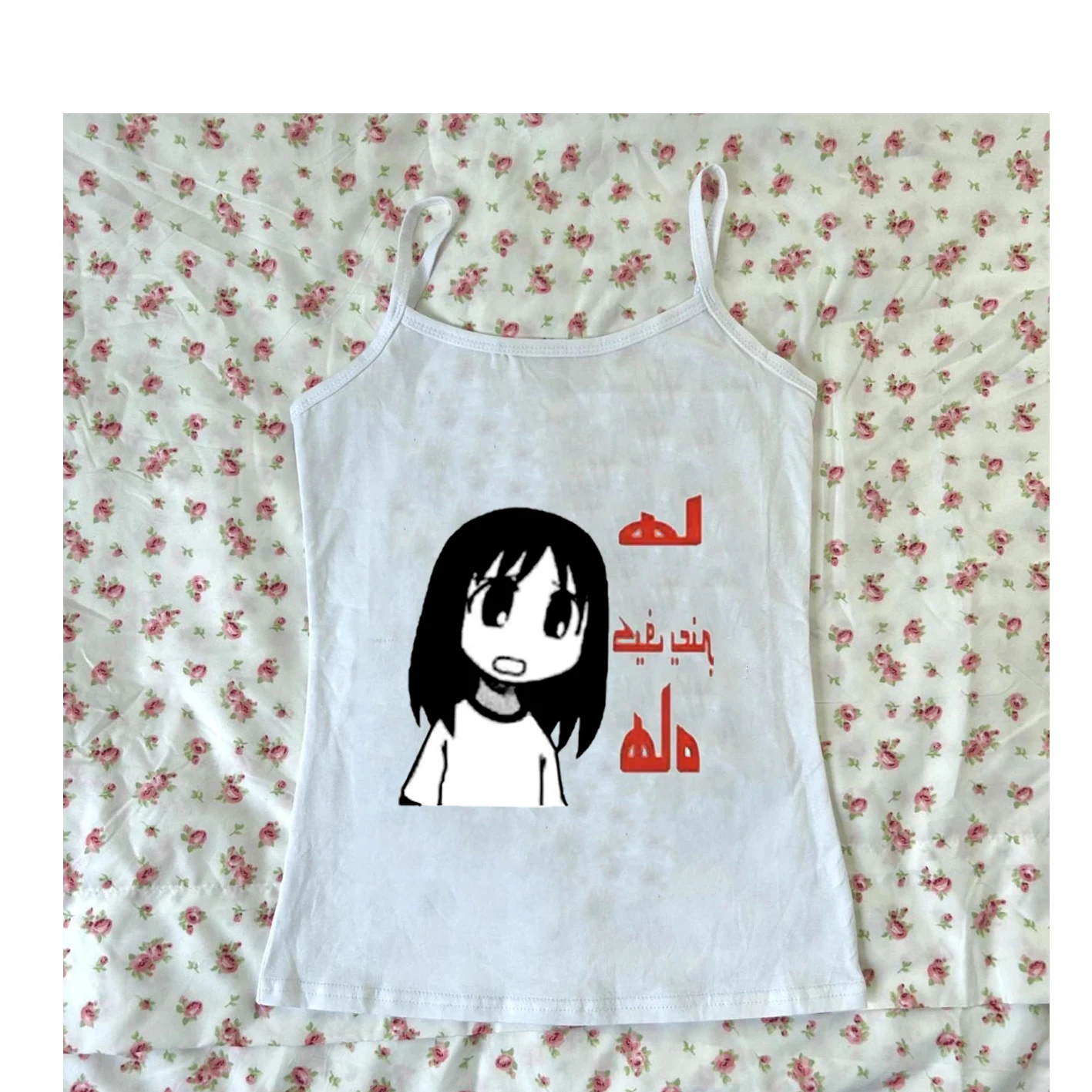 Silent and funny anime Y2K E-Girl crop top summer vest portrait print sleeveless casual women's fashion vest
Silent and funny anime Y2K E-Girl crop top summer vest portrait print sleeveless casual women's fashion vest