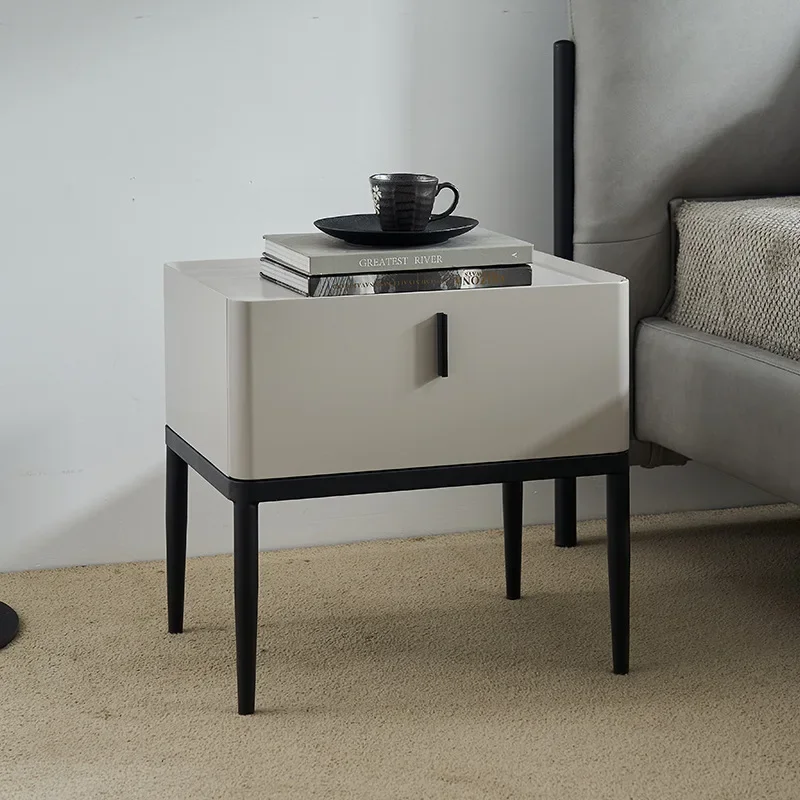 Modern and minimalist creative bedroom bedside table, Nordic minimalist Italian light luxury cabinet, storage side cabinet
Modern and minimalist creative bedroom bedside table, Nordic minimalist Italian light luxury cabinet, storage side cabinet