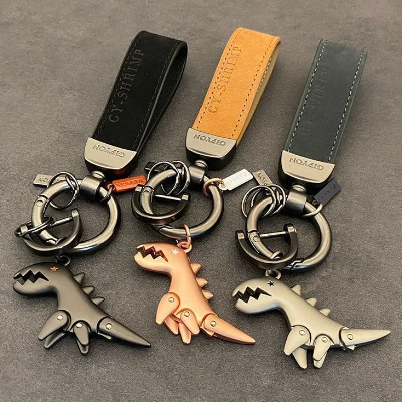 Suede Dinosaur Pendant Keychain For Men And Women Custom Leather Car Key chains Retro Vintage Keyring Gifts
Suede Dinosaur Pendant Keychain For Men And Women Custom Leather Car Key chains Retro Vintage Keyring Gifts