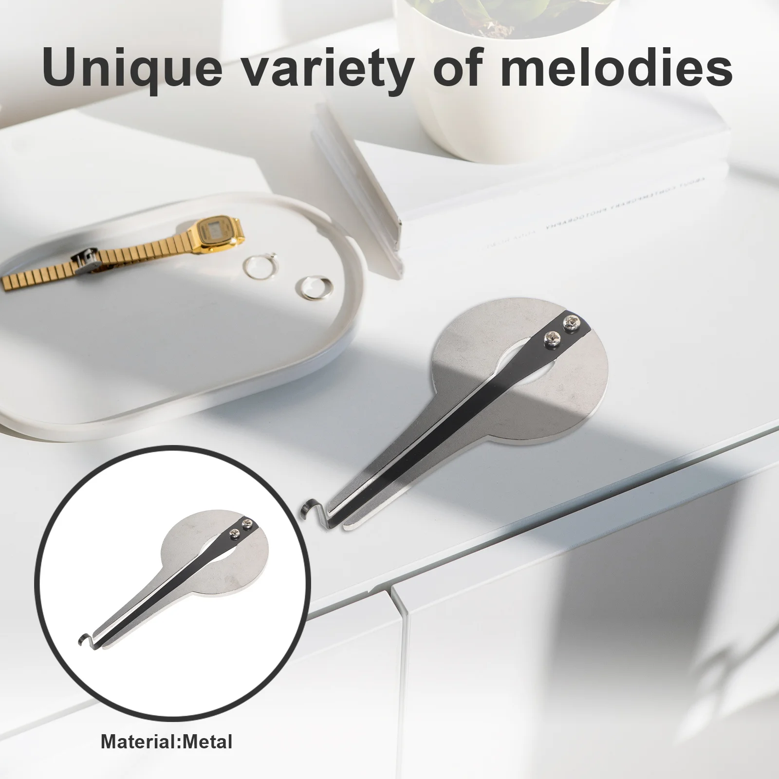 Lightweight Metal Mouth Harp Jew's Harp for Music Lovers High Quality Sound Performance Comfortable to Play National Musical
Lightweight Metal Mouth Harp Jew's Harp for Music Lovers High Quality Sound Performance Comfortable to Play National Musical