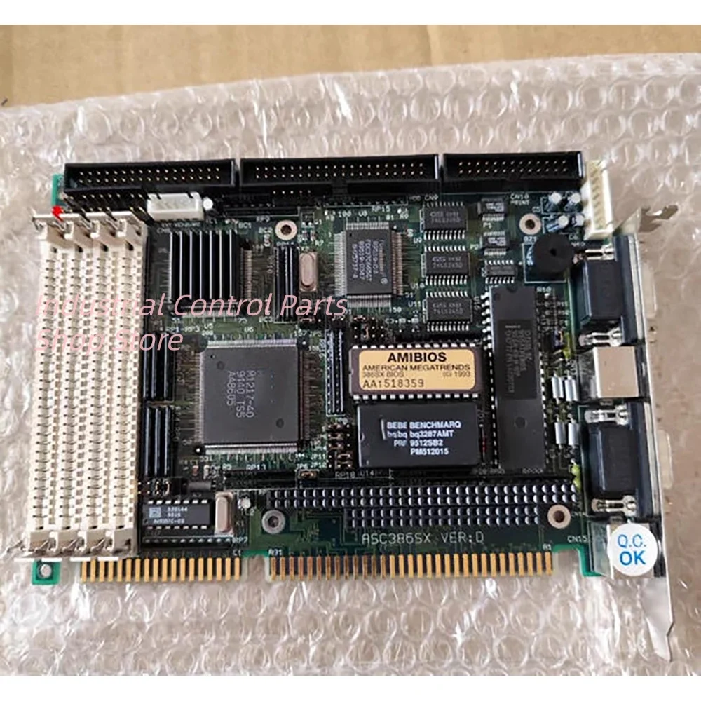 ASC386SX VER:D industrial control motherboard
ASC386SX VER:D industrial control motherboard