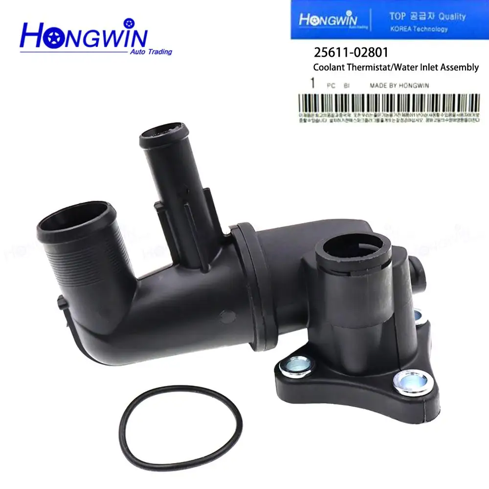 25611-02801 Thermostat Housing Water Outlet Pipe For HYUNDAI Getz 2002-2011 EON KIA PICANTO 2004-2011 i10 2007-2013
25611-02801 Thermostat Housing Water Outlet Pipe For HYUNDAI Getz 2002-2011 EON KIA PICANTO 2004-2011 i10 2007-2013