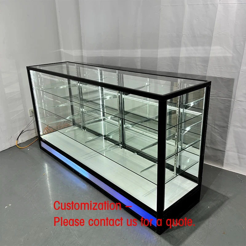 custom.Smoke Shop Waterfall Light Tempered Glass Display Cabinet with Mirror Back LED Showcase Customizable Size & Color
custom.Smoke Shop Waterfall Light Tempered Glass Display Cabinet with Mirror Back LED Showcase Customizable Size & Color