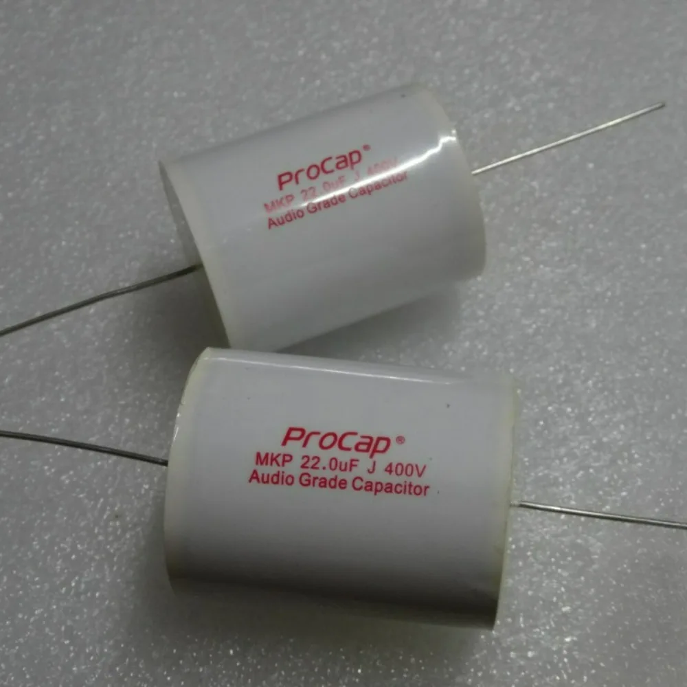 ProCap 22.0uf 400v 226 Brand New Axial Film Capacitor Non-polarized Crossover Audio Grade Capacitor
ProCap 22.0uf 400v 226 Brand New Axial Film Capacitor Non-polarized Crossover Audio Grade Capacitor
