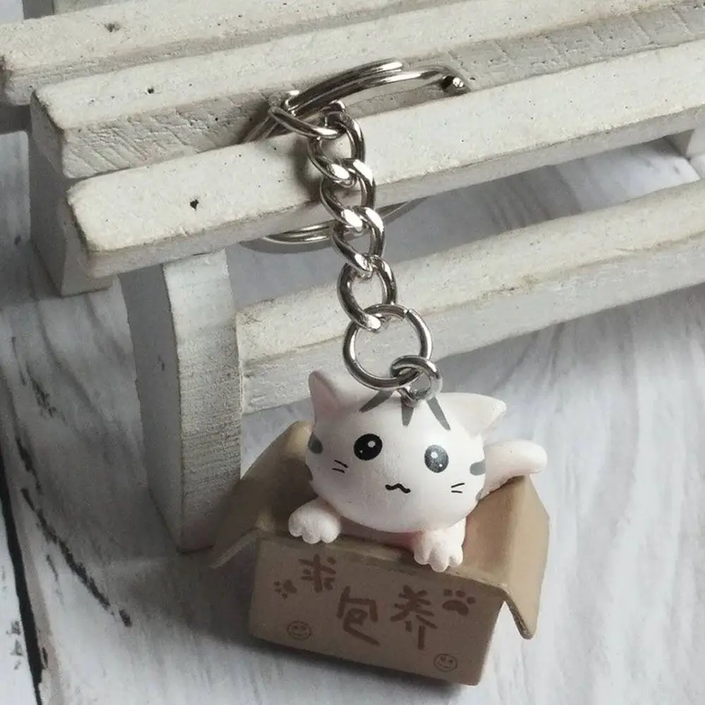 Cute 1 pcs Ornaments Little Cat Decorations Resin Key Ring Bag Charm Pendant Keychain For Men Women
Cute 1 pcs Ornaments Little Cat Decorations Resin Key Ring Bag Charm Pendant Keychain For Men Women