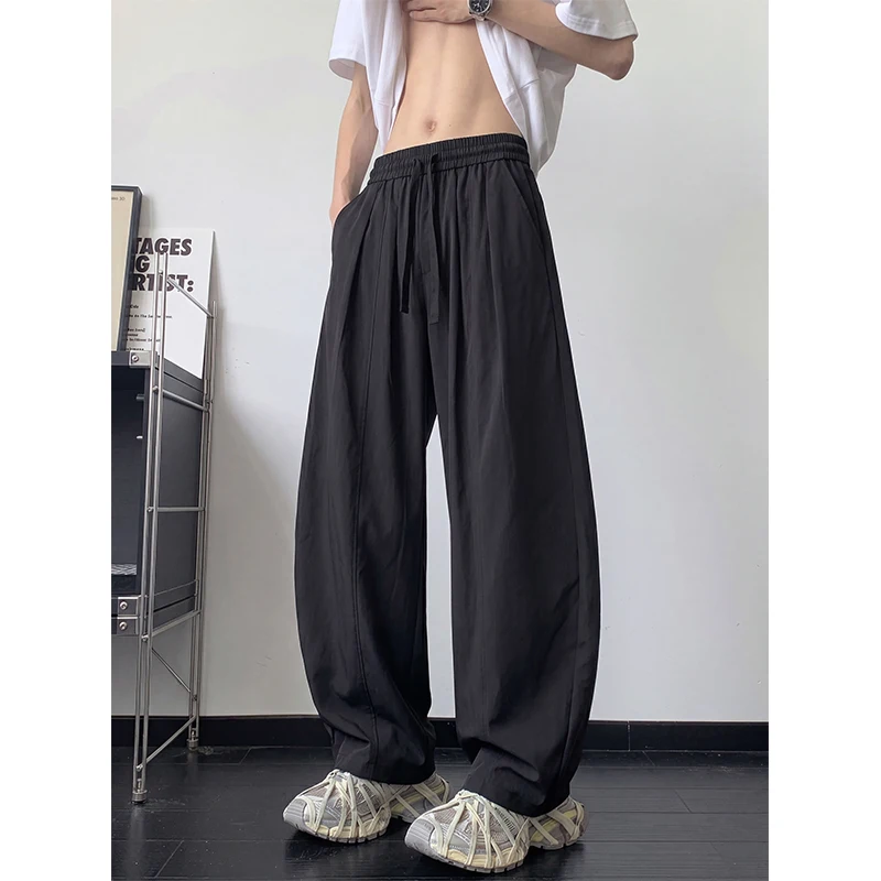 2026 New American Pleated Splicing Casual For Men's Summer Trendy Brand Loose Straight Wide-leg Trousers Drape Scimitar Pants
2026 New American Pleated Splicing Casual For Men's Summer Trendy Brand Loose Straight Wide-leg Trousers Drape Scimitar Pants