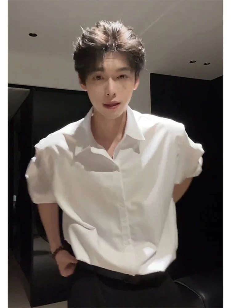 Naples White Long Sleeve Shirt Men's Suit Inner Wear Autumn Maturity Style Handsome Coat Casual Loose Fit Button up Pure Color
Naples White Long Sleeve Shirt Men's Suit Inner Wear Autumn Maturity Style Handsome Coat Casual Loose Fit Button up Pure Color
