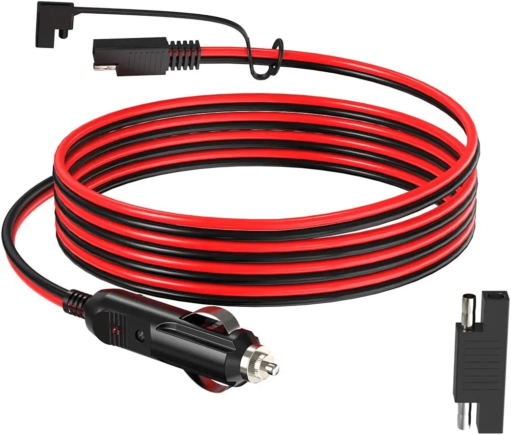 14AWG SAE to Car Cigarette Lighter 12V Cigarette Lighter Male to SAE Connector Extension Cable with SAE Polarity Reverse Adapter
14AWG SAE to Car Cigarette Lighter 12V Cigarette Lighter Male to SAE Connector Extension Cable with SAE Polarity Reverse Adapter