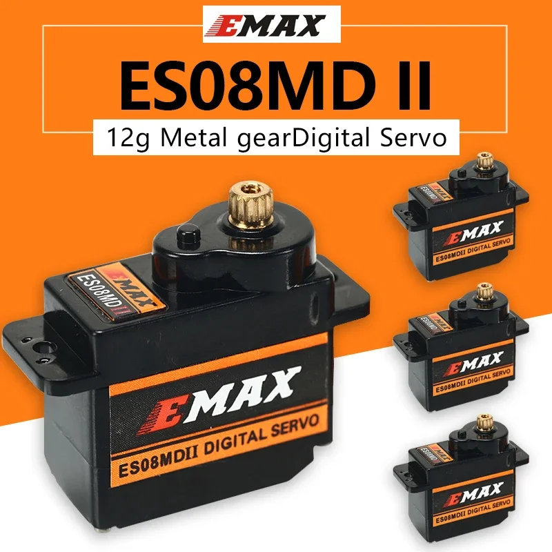 1PCS 4PCS ES08MD EMAX 12G High Sensitivity Micro Servo RC Helicopter Digital Metal Tooth Steering Engine ES08MD II Digital Servo
1PCS 4PCS ES08MD EMAX 12G High Sensitivity Micro Servo RC Helicopter Digital Metal Tooth Steering Engine ES08MD II Digital Servo