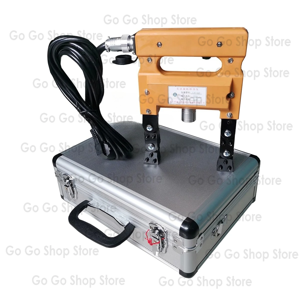 Portable magnetic yoke flaw detector dual-purpose magnetic yoke ferromagnetic metal surface crack CJE220 AC with LED light
Portable magnetic yoke flaw detector dual-purpose magnetic yoke ferromagnetic metal surface crack CJE220 AC with LED light