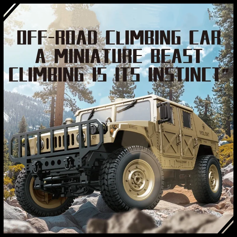 1:10 Scale RC Rock Crawler Car Full Proportional 4WD All Terrain Off-Road Vehicle High Power Electric Remote Control Truck Toy
1:10 Scale RC Rock Crawler Car Full Proportional 4WD All Terrain Off-Road Vehicle High Power Electric Remote Control Truck Toy
