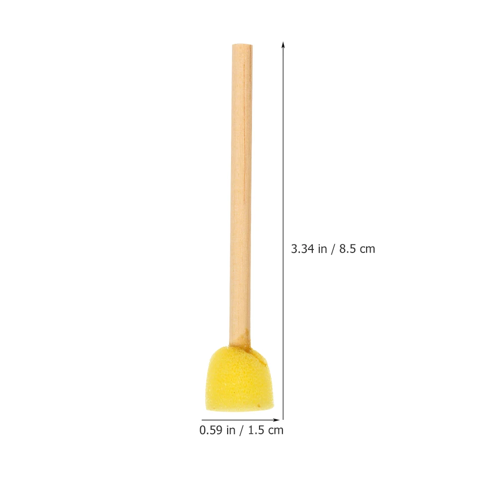 10 Pcs PAINTING BRUSH Sponge Brushes for Tool Round Sponges Wood Child Kids Crafts
10 Pcs PAINTING BRUSH Sponge Brushes for Tool Round Sponges Wood Child Kids Crafts