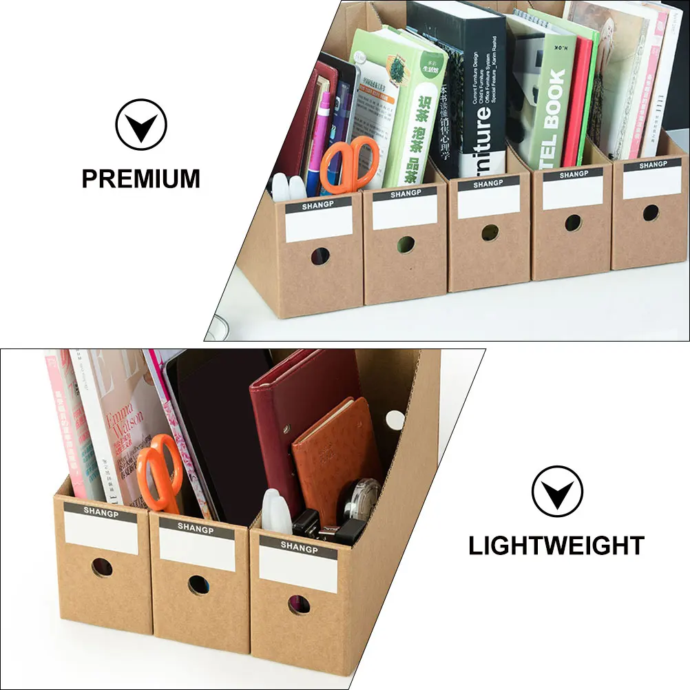 4pcs File Storage Boxes Document Organizer Lightweight Paper Storage Container Desktop Book Holder For Office Home Study 
4pcs File Storage Boxes Document Organizer Lightweight Paper Storage Container Desktop Book Holder For Office Home Study